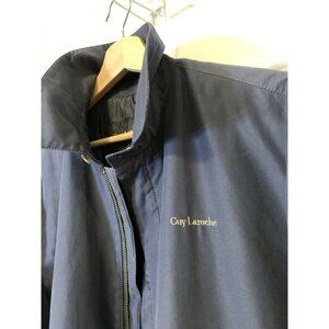 Guy Laroche Homme Jacket Men's Sz M Blue Zip Up